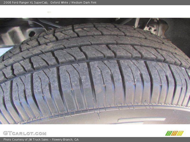 Oxford White / Medium Dark Flint 2008 Ford Ranger XL SuperCab