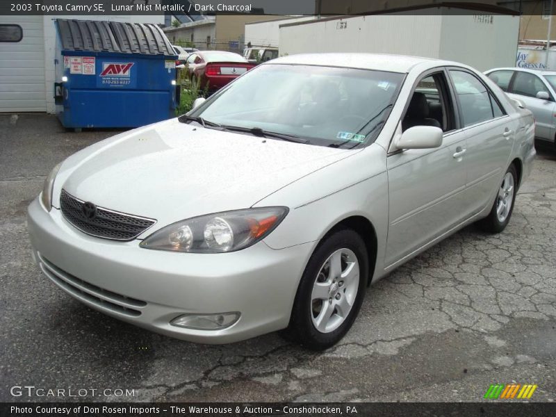 Lunar Mist Metallic / Dark Charcoal 2003 Toyota Camry SE