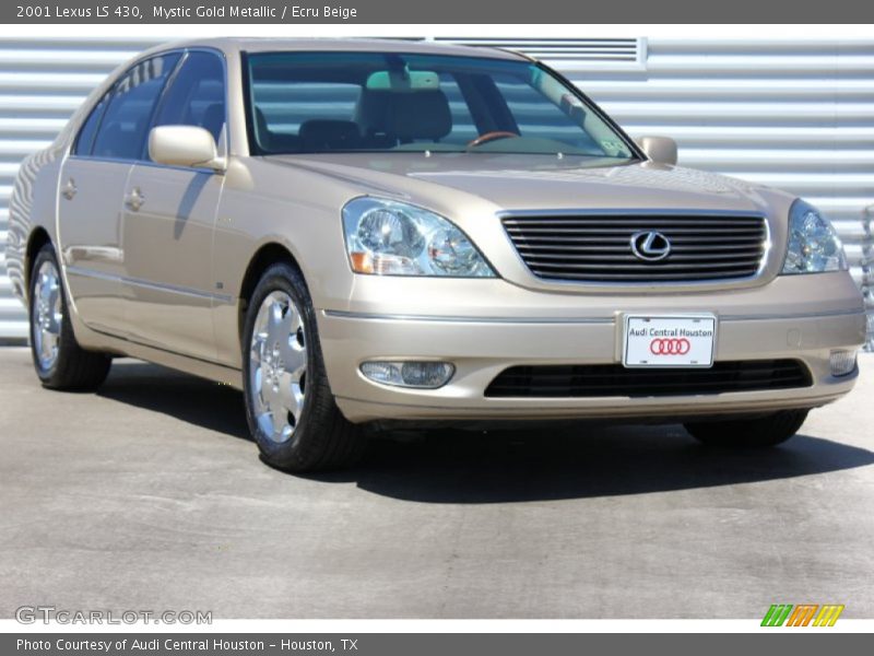 Mystic Gold Metallic / Ecru Beige 2001 Lexus LS 430