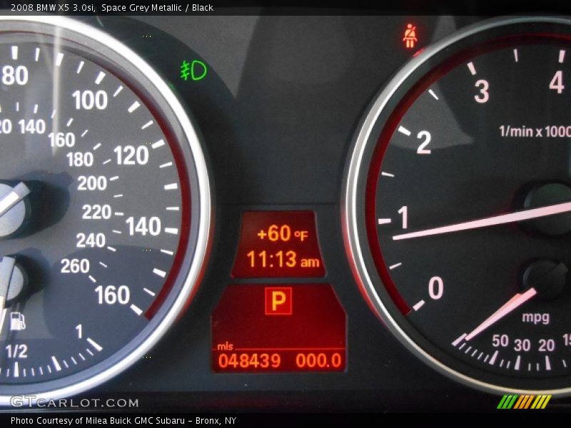 Space Grey Metallic / Black 2008 BMW X5 3.0si