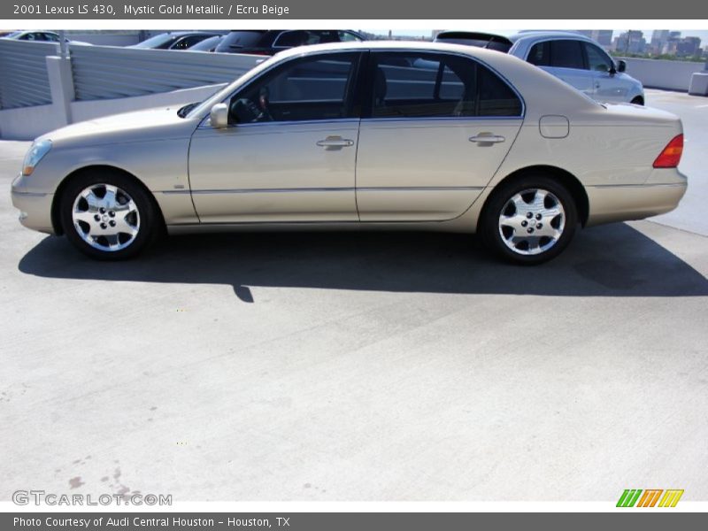 Mystic Gold Metallic / Ecru Beige 2001 Lexus LS 430