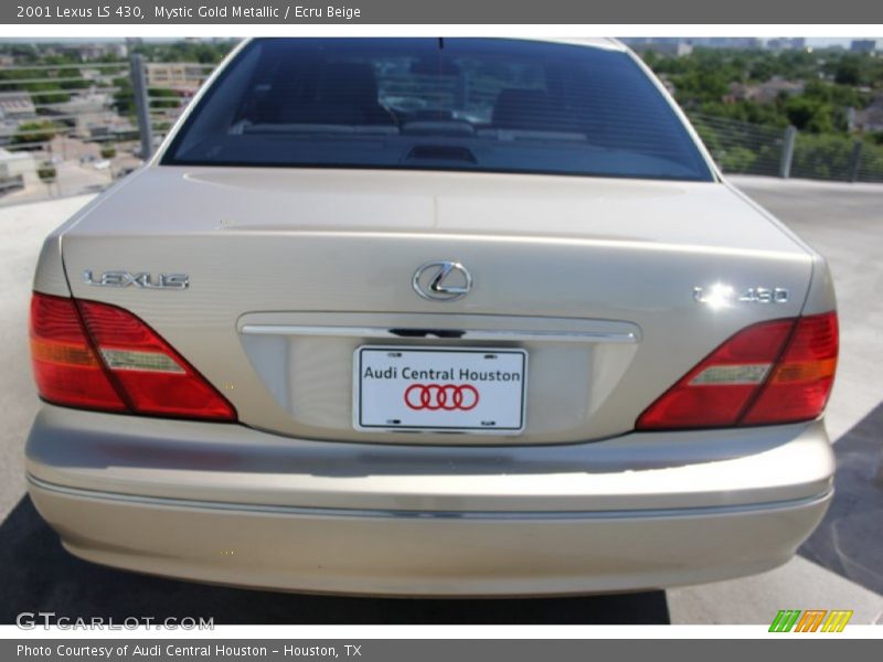Mystic Gold Metallic / Ecru Beige 2001 Lexus LS 430