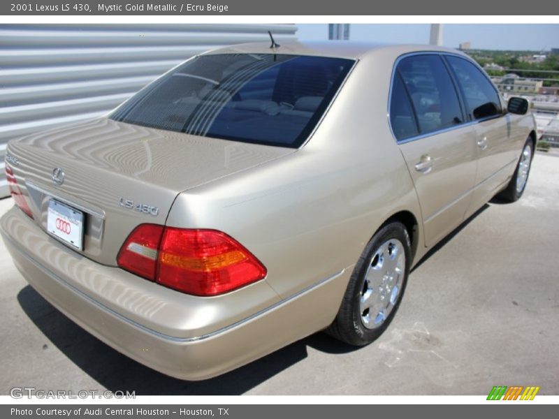 Mystic Gold Metallic / Ecru Beige 2001 Lexus LS 430