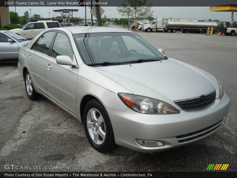 Lunar Mist Metallic / Dark Charcoal 2003 Toyota Camry SE