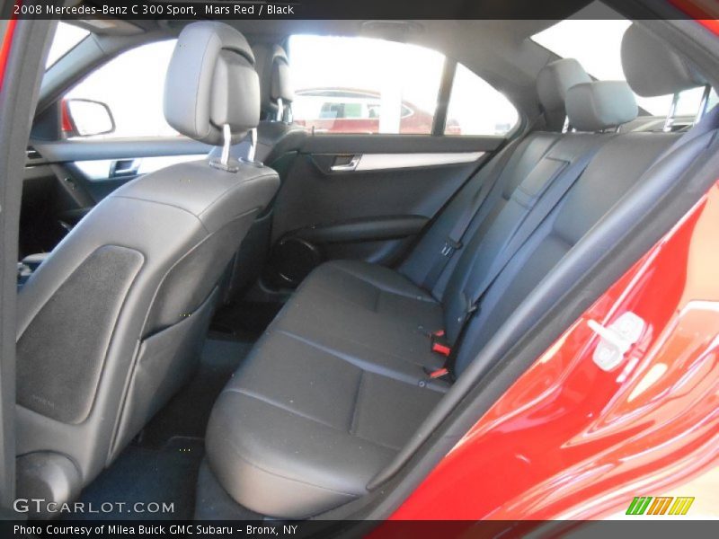 Mars Red / Black 2008 Mercedes-Benz C 300 Sport