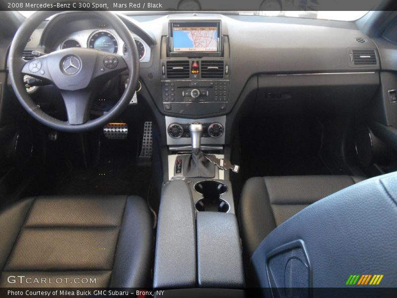Mars Red / Black 2008 Mercedes-Benz C 300 Sport
