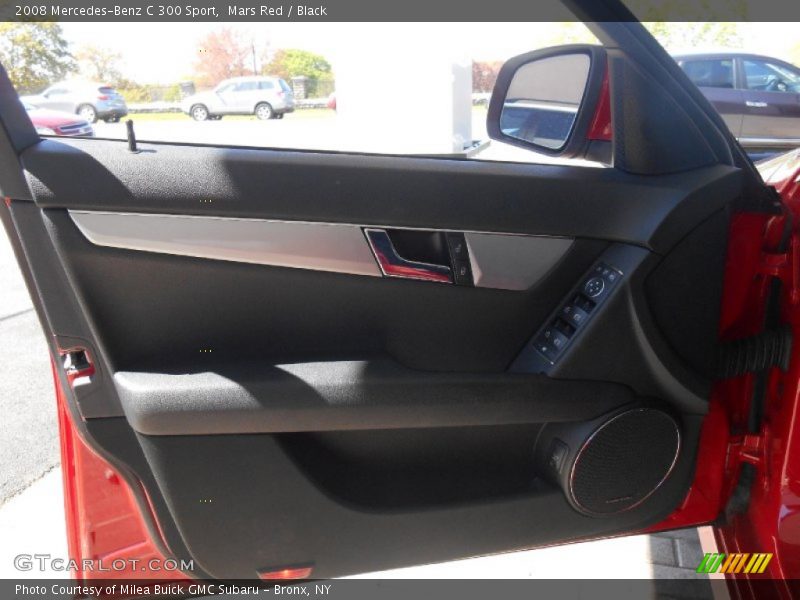 Mars Red / Black 2008 Mercedes-Benz C 300 Sport
