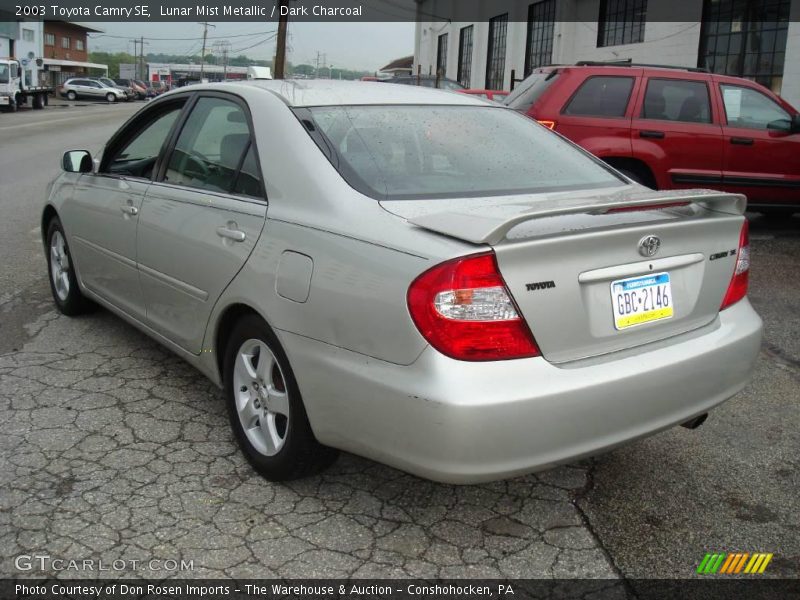 Lunar Mist Metallic / Dark Charcoal 2003 Toyota Camry SE