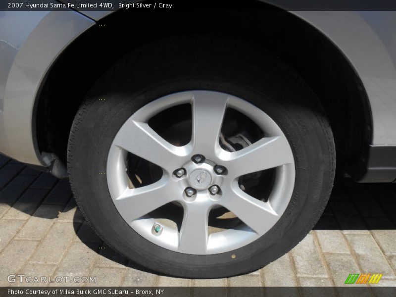 Bright Silver / Gray 2007 Hyundai Santa Fe Limited 4WD