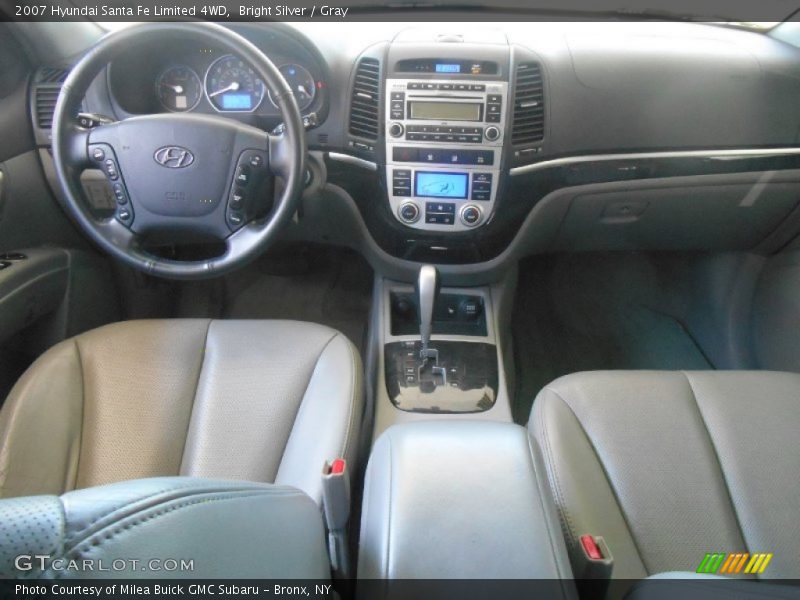 Bright Silver / Gray 2007 Hyundai Santa Fe Limited 4WD