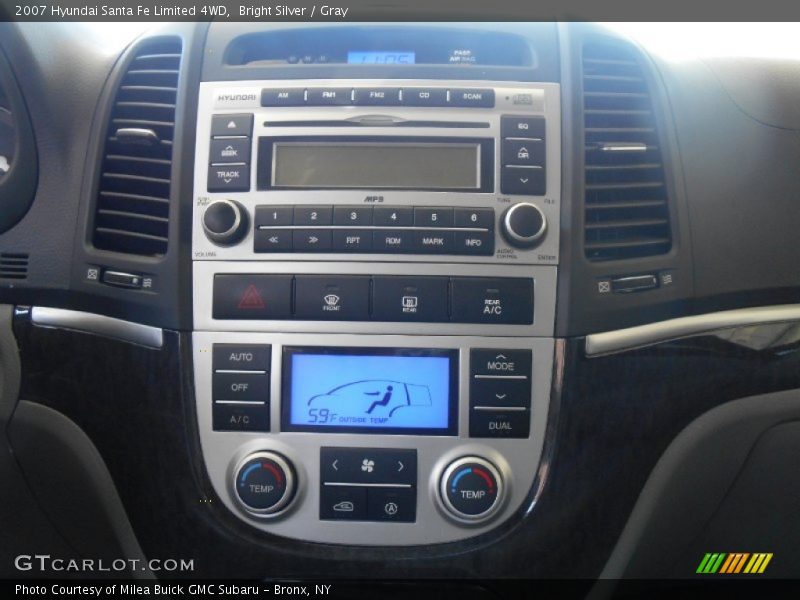 Bright Silver / Gray 2007 Hyundai Santa Fe Limited 4WD