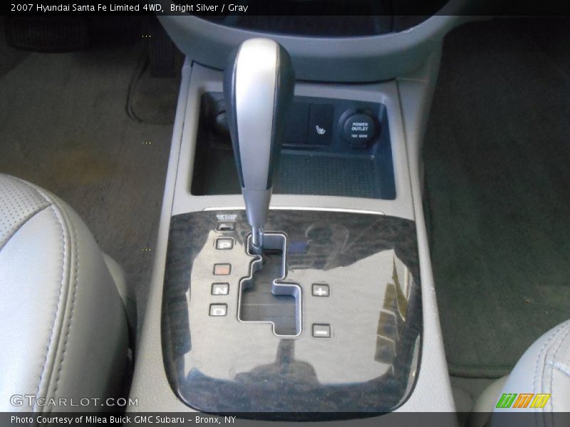 Bright Silver / Gray 2007 Hyundai Santa Fe Limited 4WD