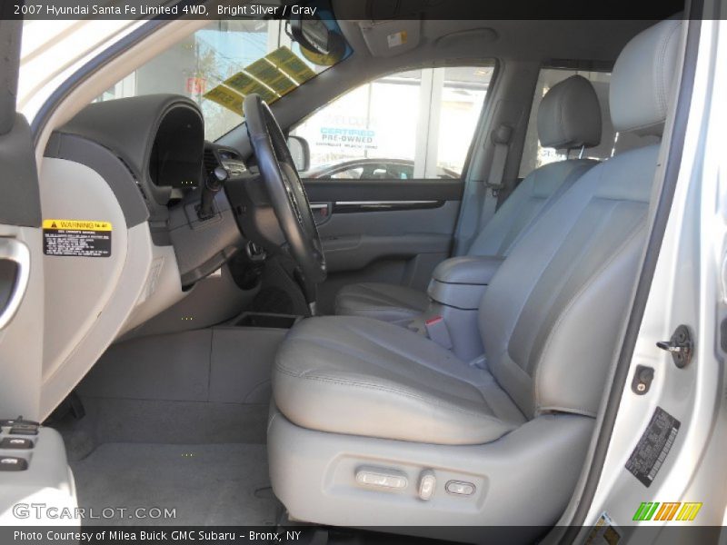 Bright Silver / Gray 2007 Hyundai Santa Fe Limited 4WD