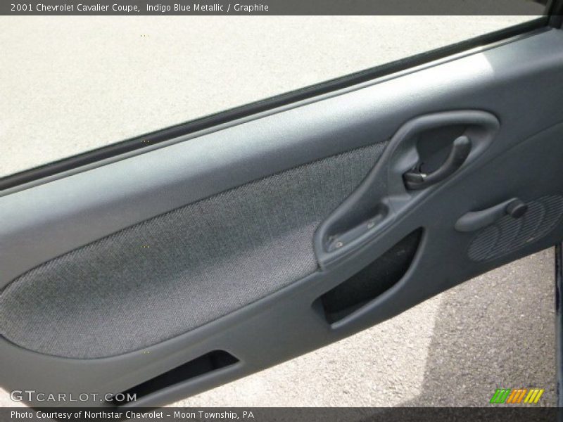 Indigo Blue Metallic / Graphite 2001 Chevrolet Cavalier Coupe