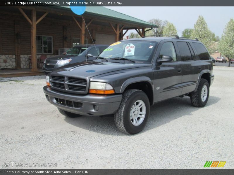 Graphite Metallic / Dark Slate Gray 2002 Dodge Durango Sport 4x4