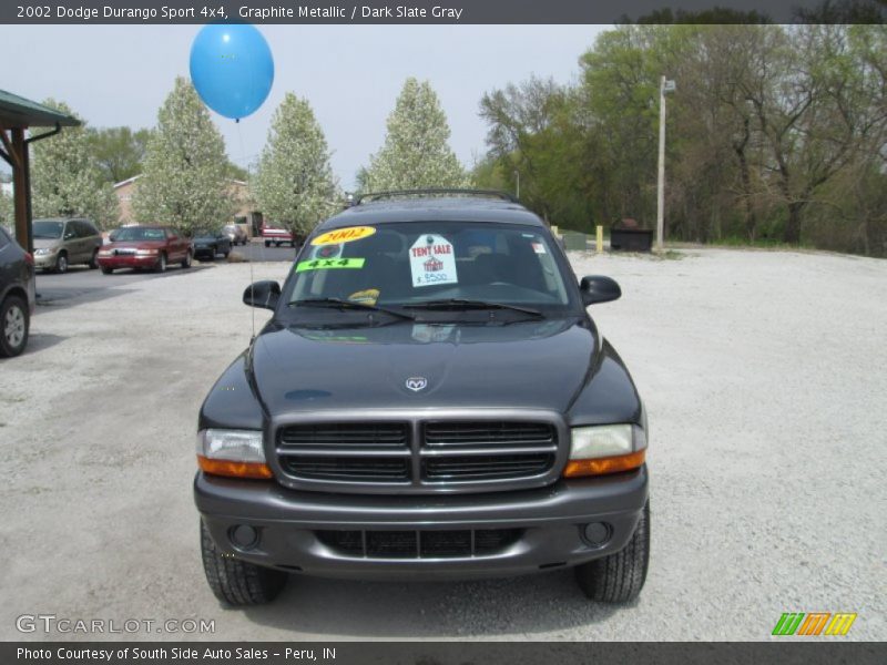 Graphite Metallic / Dark Slate Gray 2002 Dodge Durango Sport 4x4