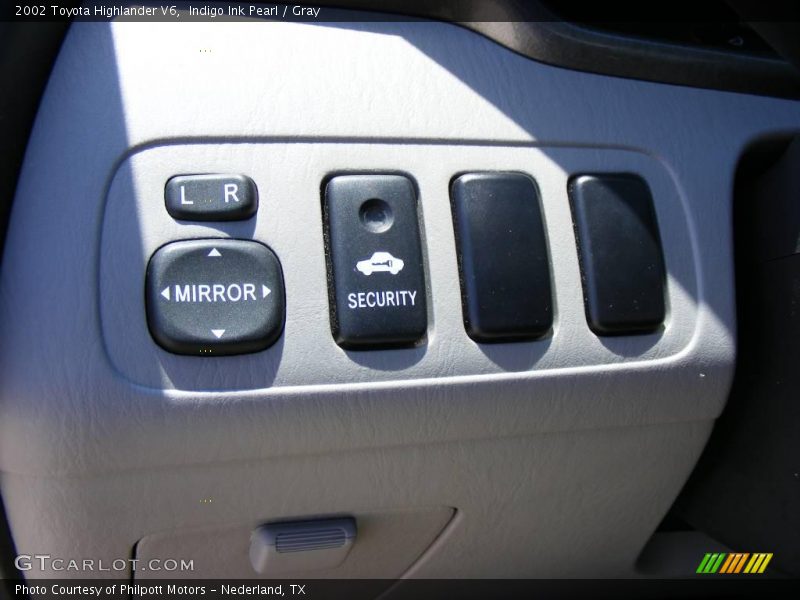 Indigo Ink Pearl / Gray 2002 Toyota Highlander V6