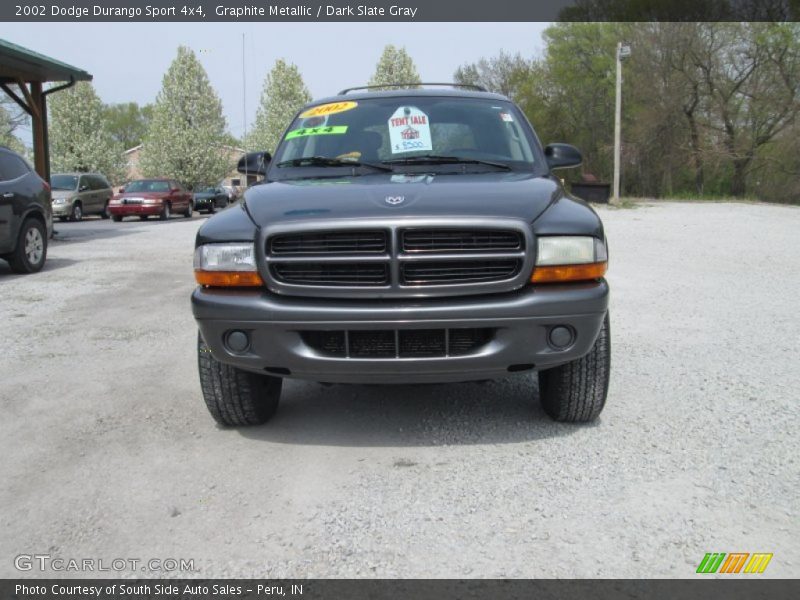 Graphite Metallic / Dark Slate Gray 2002 Dodge Durango Sport 4x4
