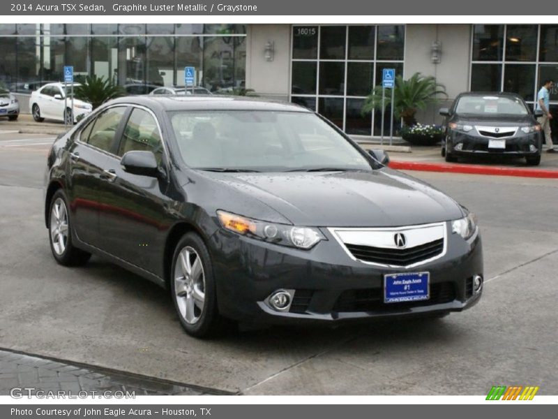 Graphite Luster Metallic / Graystone 2014 Acura TSX Sedan
