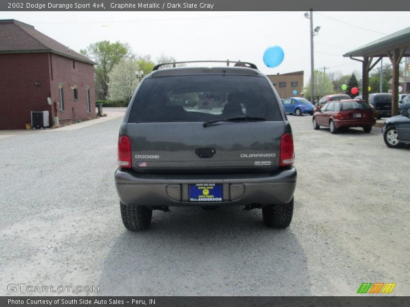 Graphite Metallic / Dark Slate Gray 2002 Dodge Durango Sport 4x4
