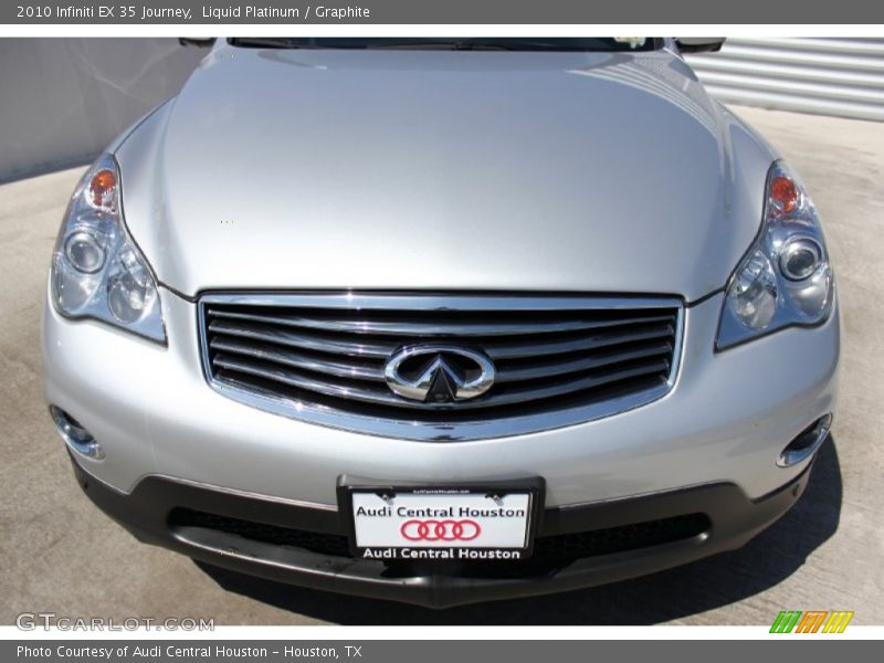 Liquid Platinum / Graphite 2010 Infiniti EX 35 Journey
