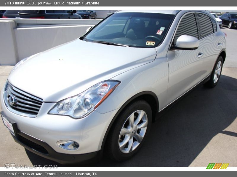 Liquid Platinum / Graphite 2010 Infiniti EX 35 Journey
