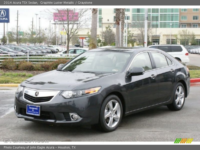 Graphite Luster Metallic / Graystone 2014 Acura TSX Sedan