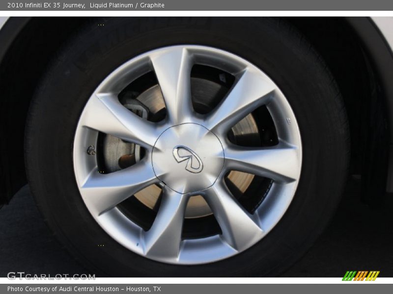 Liquid Platinum / Graphite 2010 Infiniti EX 35 Journey