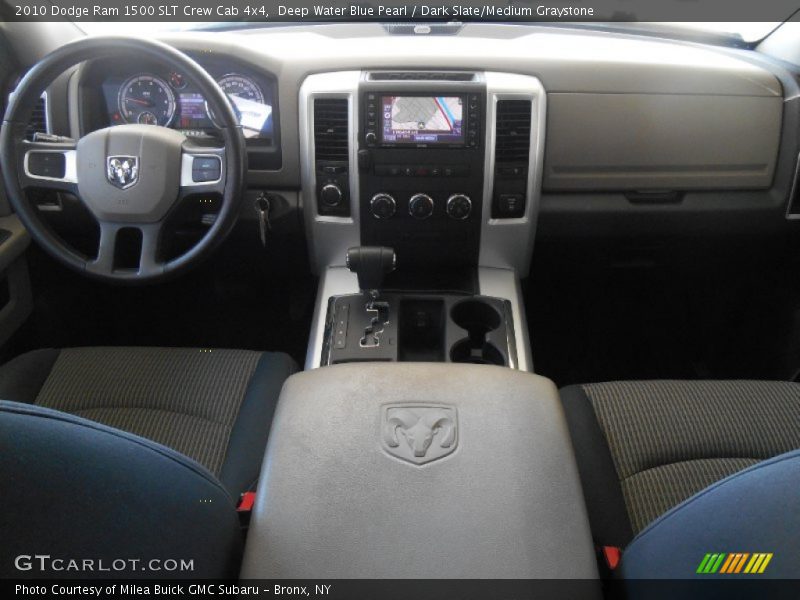 Deep Water Blue Pearl / Dark Slate/Medium Graystone 2010 Dodge Ram 1500 SLT Crew Cab 4x4