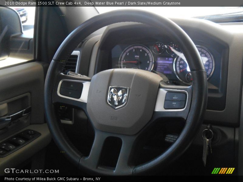 Deep Water Blue Pearl / Dark Slate/Medium Graystone 2010 Dodge Ram 1500 SLT Crew Cab 4x4