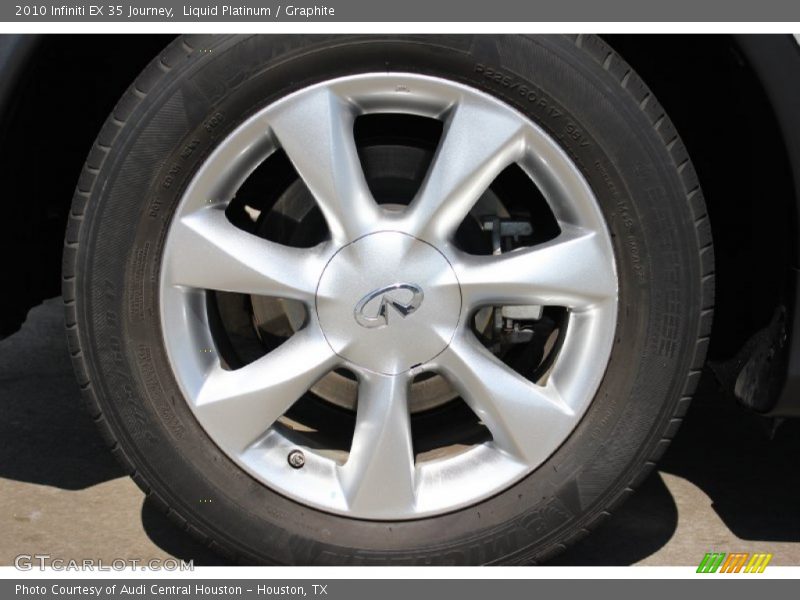 Liquid Platinum / Graphite 2010 Infiniti EX 35 Journey