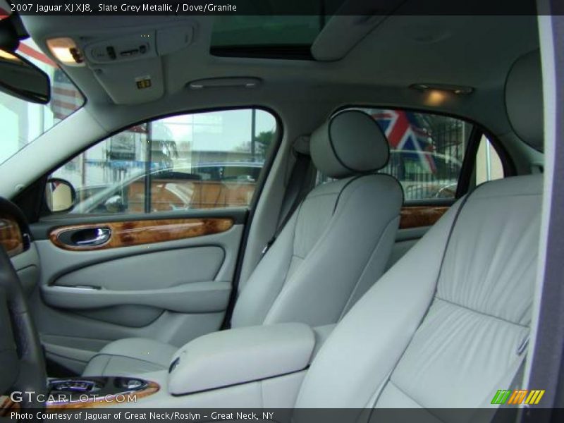 Slate Grey Metallic / Dove/Granite 2007 Jaguar XJ XJ8