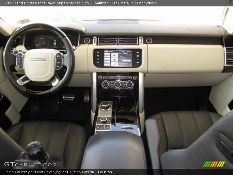 Santorini Black Metallic / Ebony/Ivory 2013 Land Rover Range Rover Supercharged LR V8