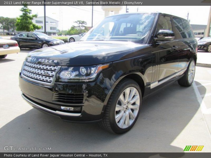 Santorini Black Metallic / Ebony/Ivory 2013 Land Rover Range Rover Supercharged LR V8