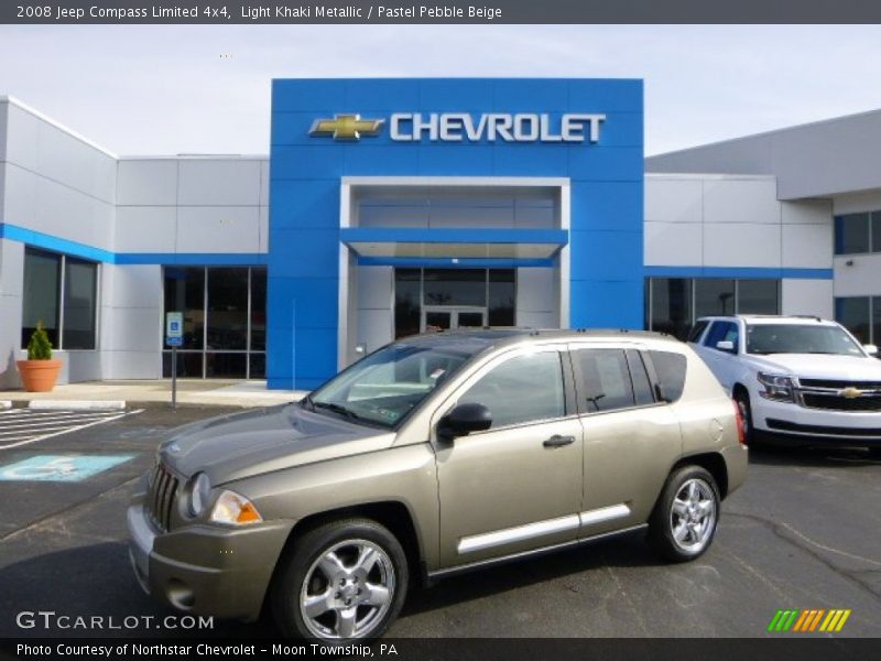 Light Khaki Metallic / Pastel Pebble Beige 2008 Jeep Compass Limited 4x4