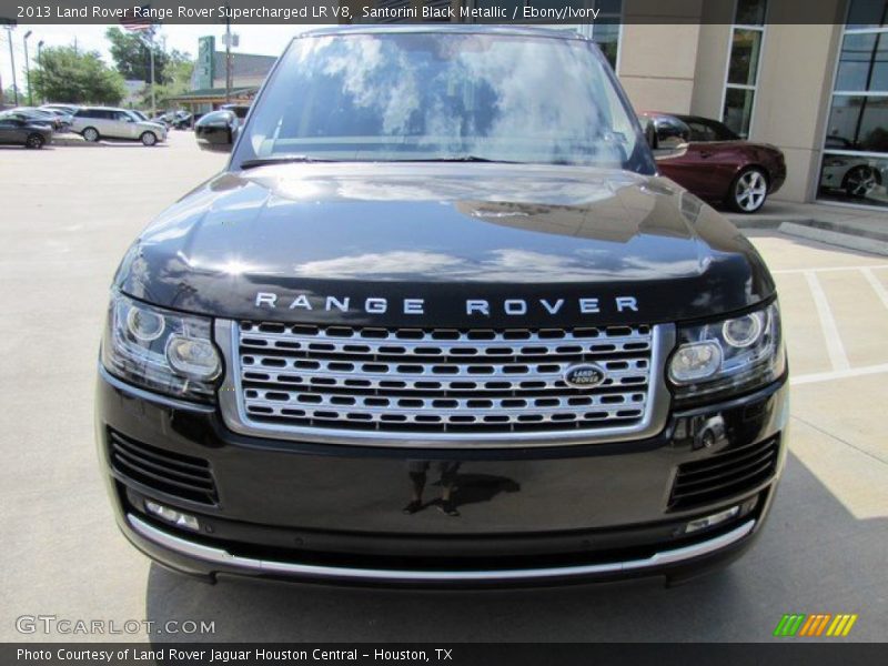 Santorini Black Metallic / Ebony/Ivory 2013 Land Rover Range Rover Supercharged LR V8