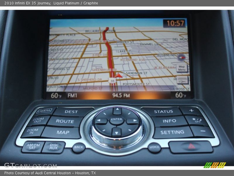 Liquid Platinum / Graphite 2010 Infiniti EX 35 Journey