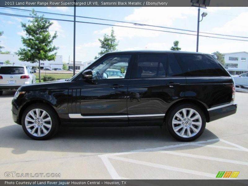 Santorini Black Metallic / Ebony/Ivory 2013 Land Rover Range Rover Supercharged LR V8