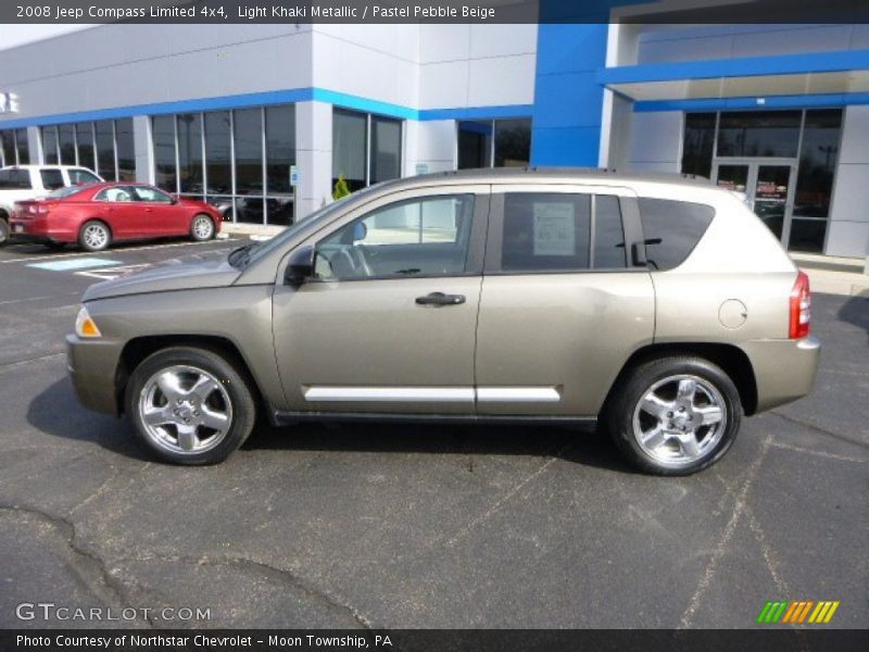 Light Khaki Metallic / Pastel Pebble Beige 2008 Jeep Compass Limited 4x4