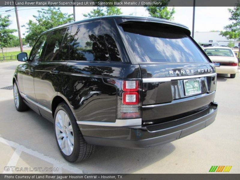 Santorini Black Metallic / Ebony/Ivory 2013 Land Rover Range Rover Supercharged LR V8