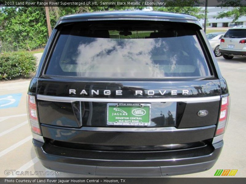 Santorini Black Metallic / Ebony/Ivory 2013 Land Rover Range Rover Supercharged LR V8