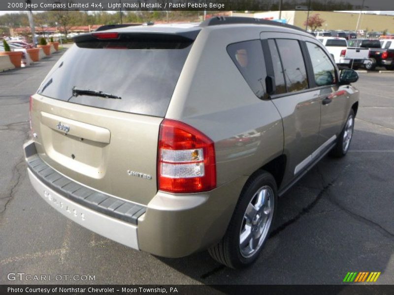 Light Khaki Metallic / Pastel Pebble Beige 2008 Jeep Compass Limited 4x4