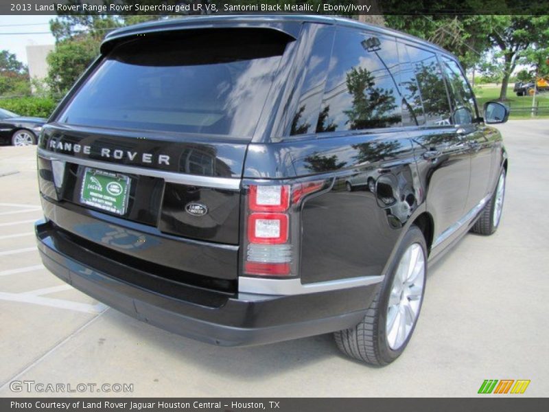 Santorini Black Metallic / Ebony/Ivory 2013 Land Rover Range Rover Supercharged LR V8