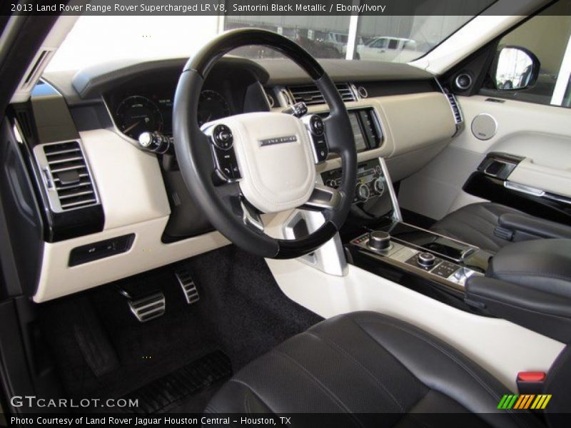 Santorini Black Metallic / Ebony/Ivory 2013 Land Rover Range Rover Supercharged LR V8