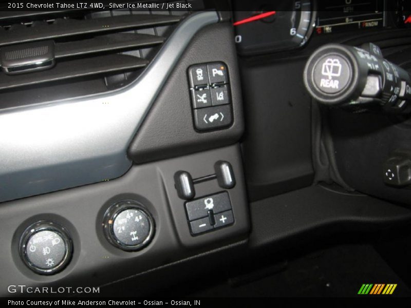 Silver Ice Metallic / Jet Black 2015 Chevrolet Tahoe LTZ 4WD