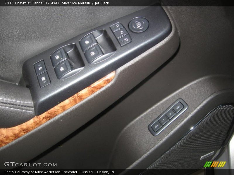 Silver Ice Metallic / Jet Black 2015 Chevrolet Tahoe LTZ 4WD