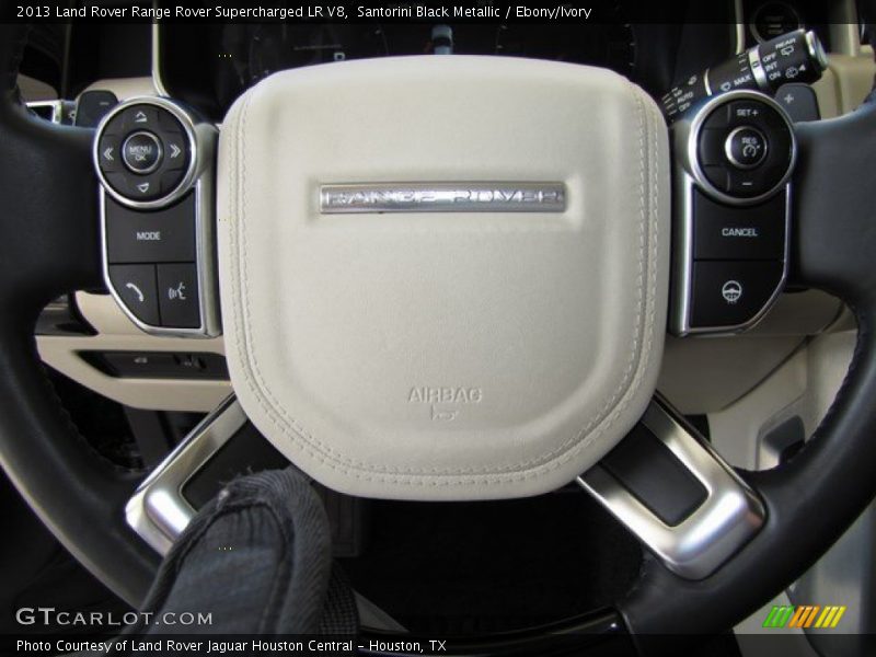 Santorini Black Metallic / Ebony/Ivory 2013 Land Rover Range Rover Supercharged LR V8