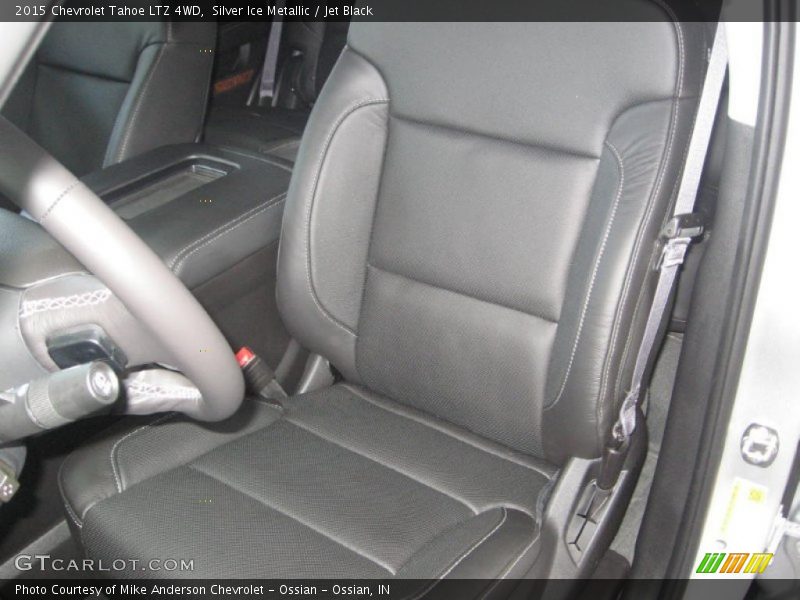 Silver Ice Metallic / Jet Black 2015 Chevrolet Tahoe LTZ 4WD