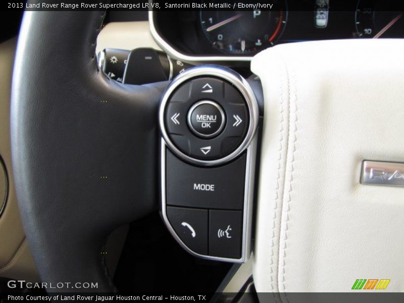 Santorini Black Metallic / Ebony/Ivory 2013 Land Rover Range Rover Supercharged LR V8