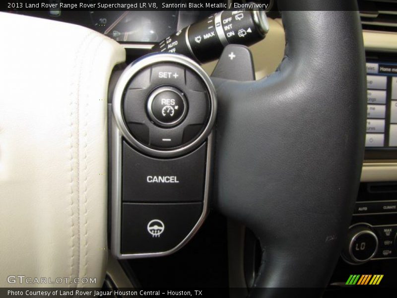 Santorini Black Metallic / Ebony/Ivory 2013 Land Rover Range Rover Supercharged LR V8